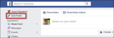 Chỉnh sửa ảnh đại diện Facebook